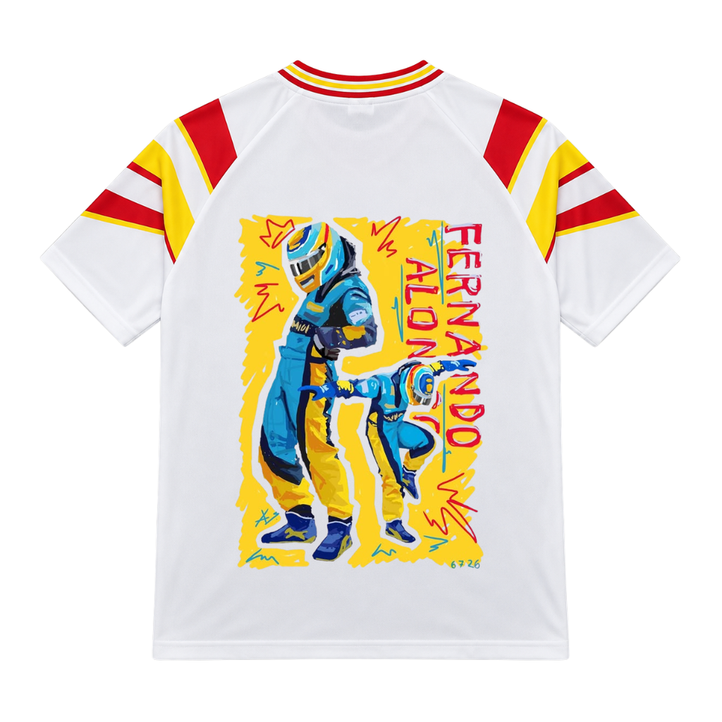 FERNANDO ALONSO X ESPAÑA RETRO